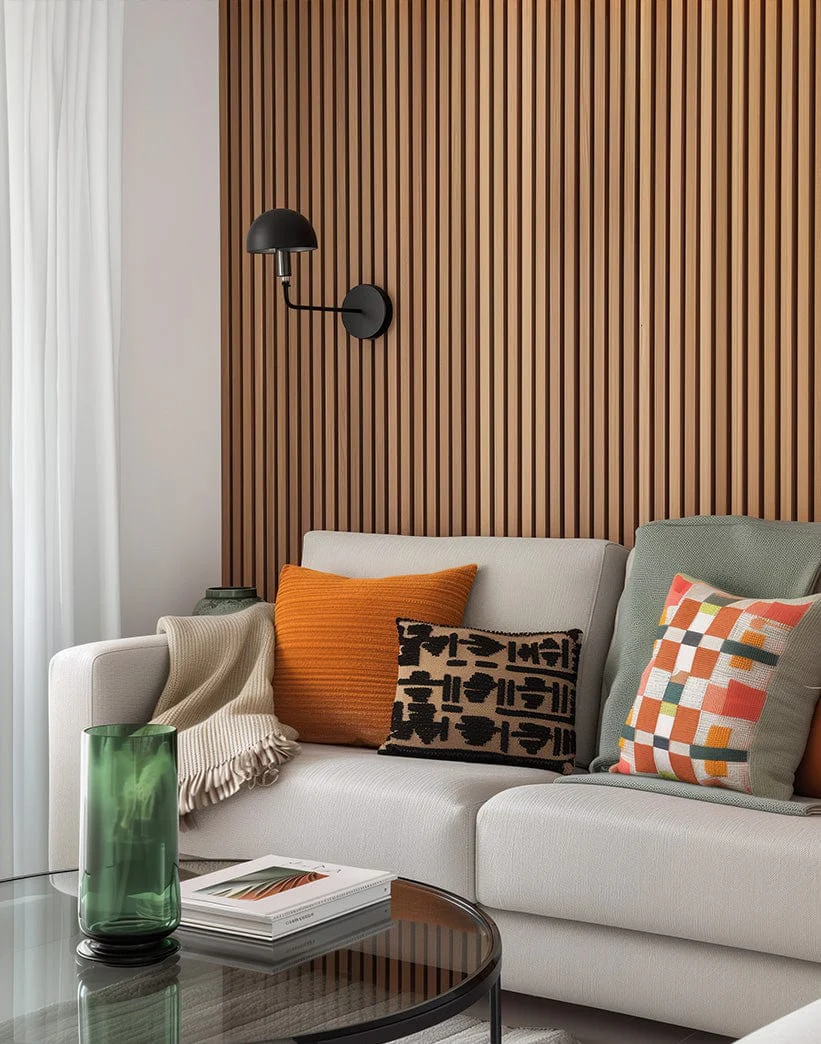 Create elegant, quiet spaces with acoustic wood paneling sheets