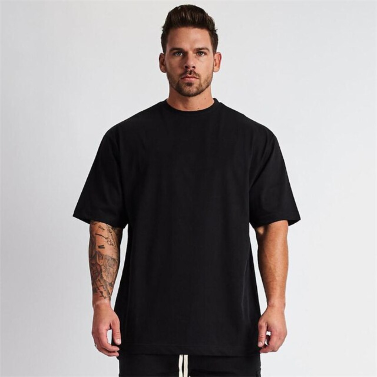 Drop Shoulder T Shirt for Effortless Streetwear Style